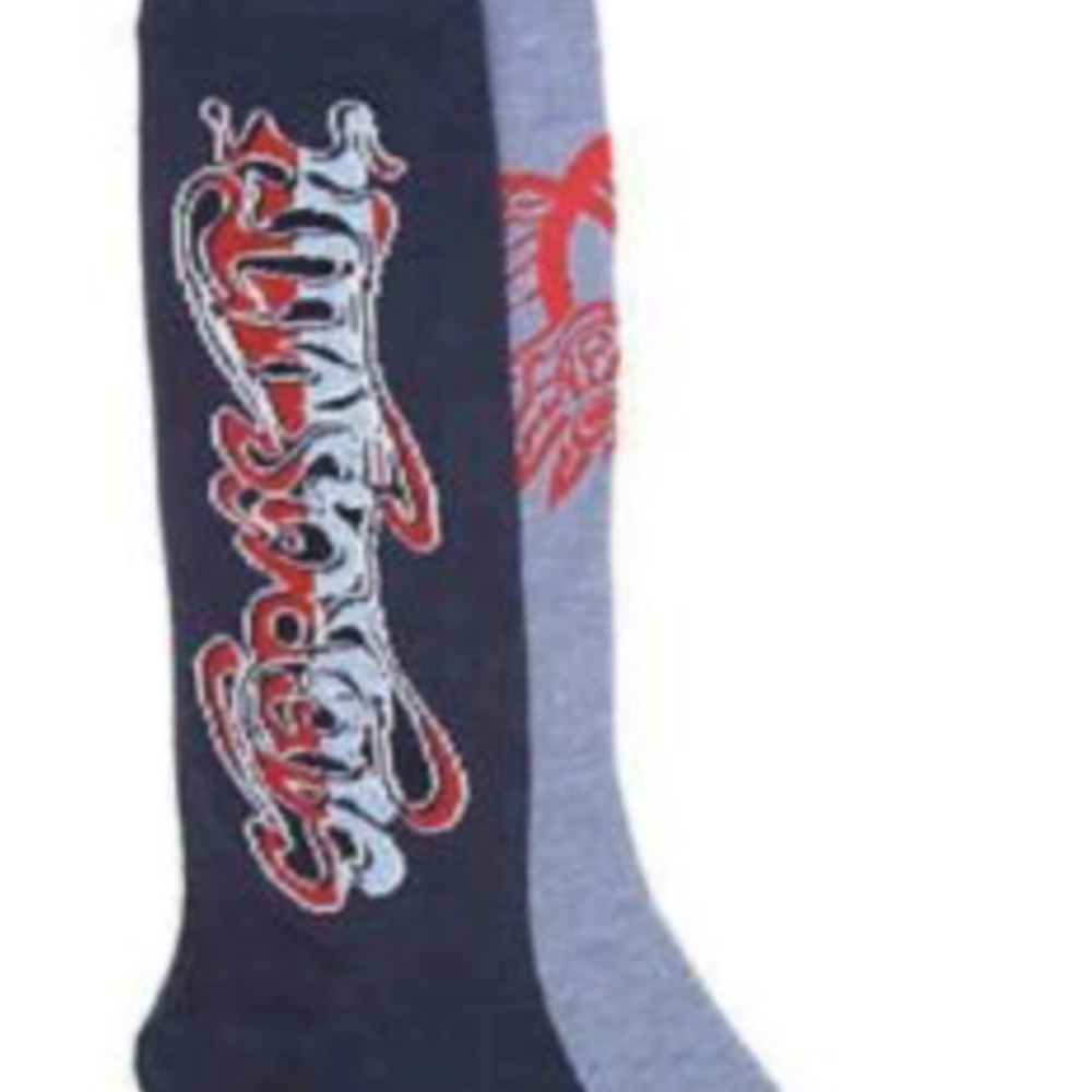 AEROSMITH Mens 2 Pair Of Novelty Crew Socks